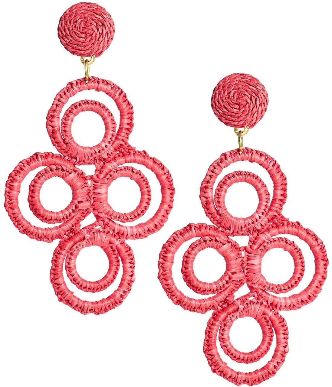 Chloe Raffia  - Drop Earring