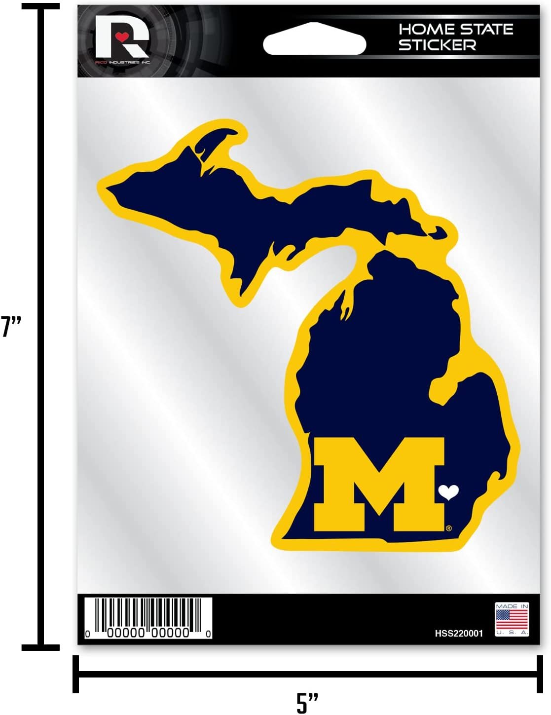 University of Oregon Ducks 5 Inch Sticker Decal Flat Vinyl Home State Design Full Adhesive Backing