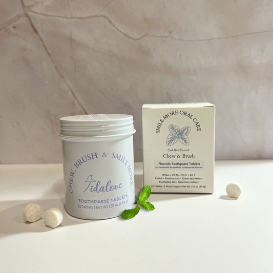 Cool Mint Fluoride Toothpaste Tablets