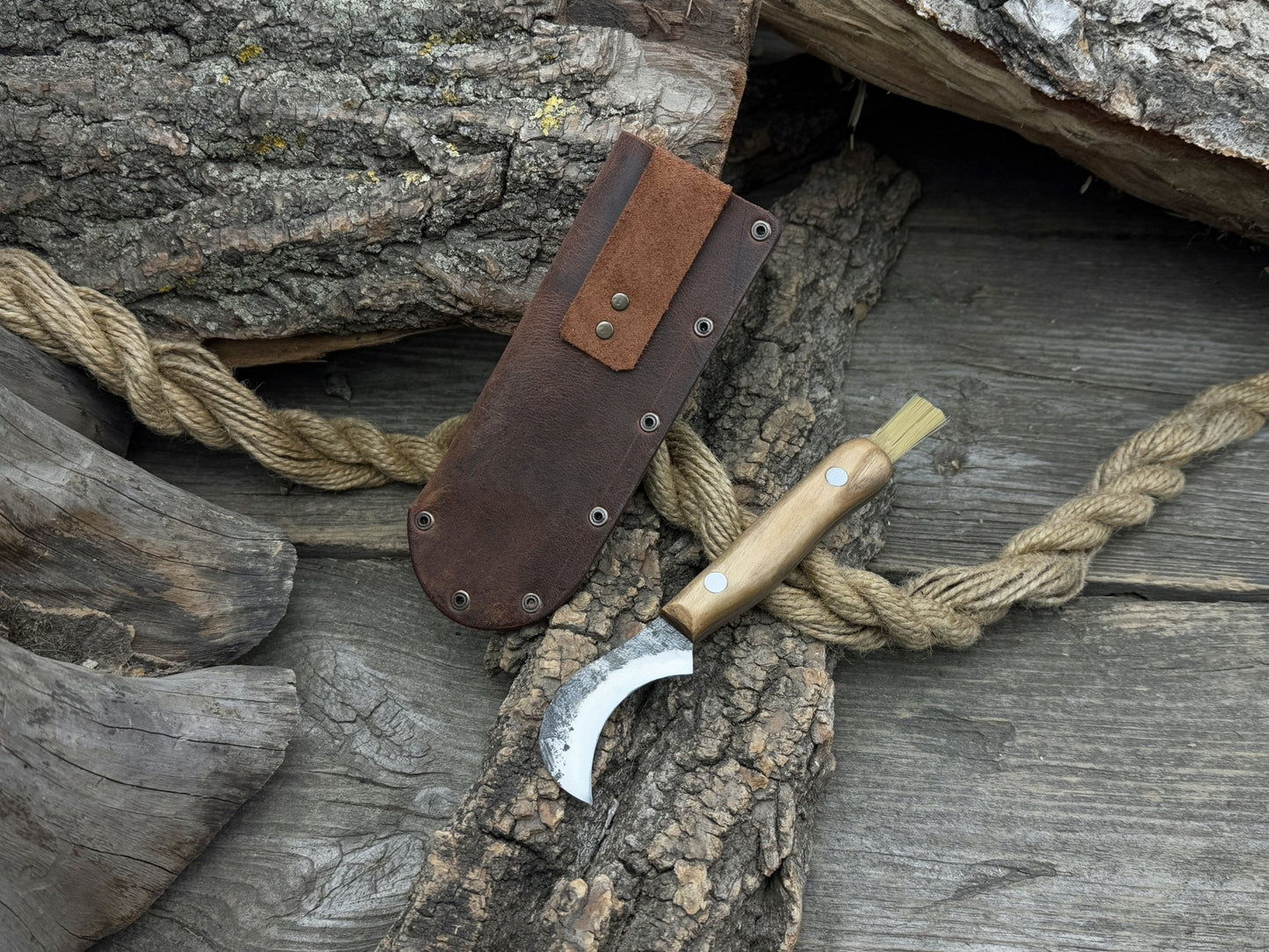 Mushroom Knife for Forest Walks, 6 cm (2.36 inches)