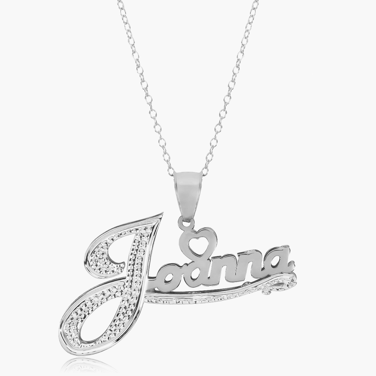 The Swift Double Plated Name Necklace