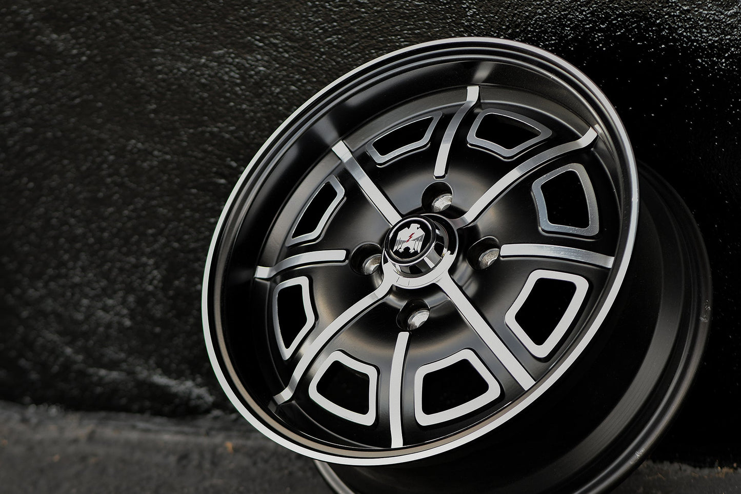 Pedrini | Satin Black Full Machined Face, Windows & Lip Edge