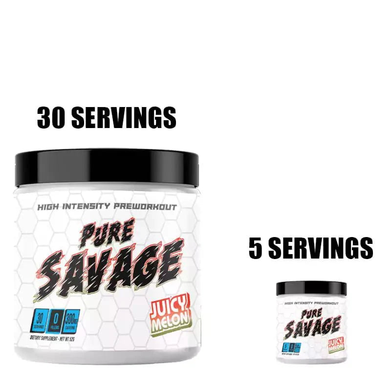 Pure Savage // High Stim Preworkout (#lot 08/24)