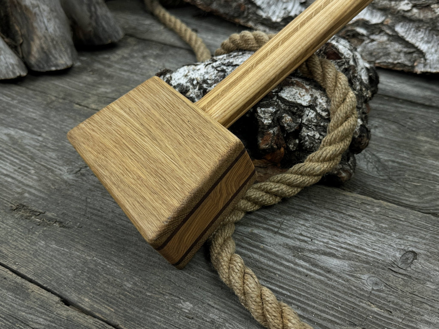 Quiet 23 oz Wooden Mallet (Mallet Tool)