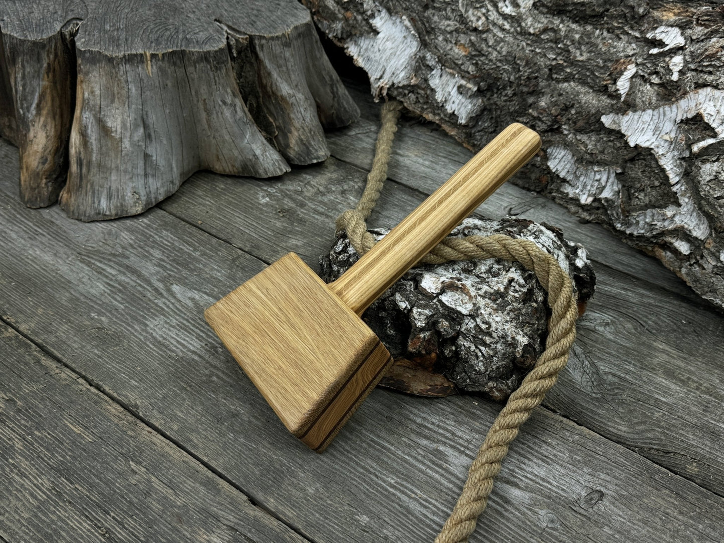 Quiet 23 oz Wooden Mallet (Mallet Tool)