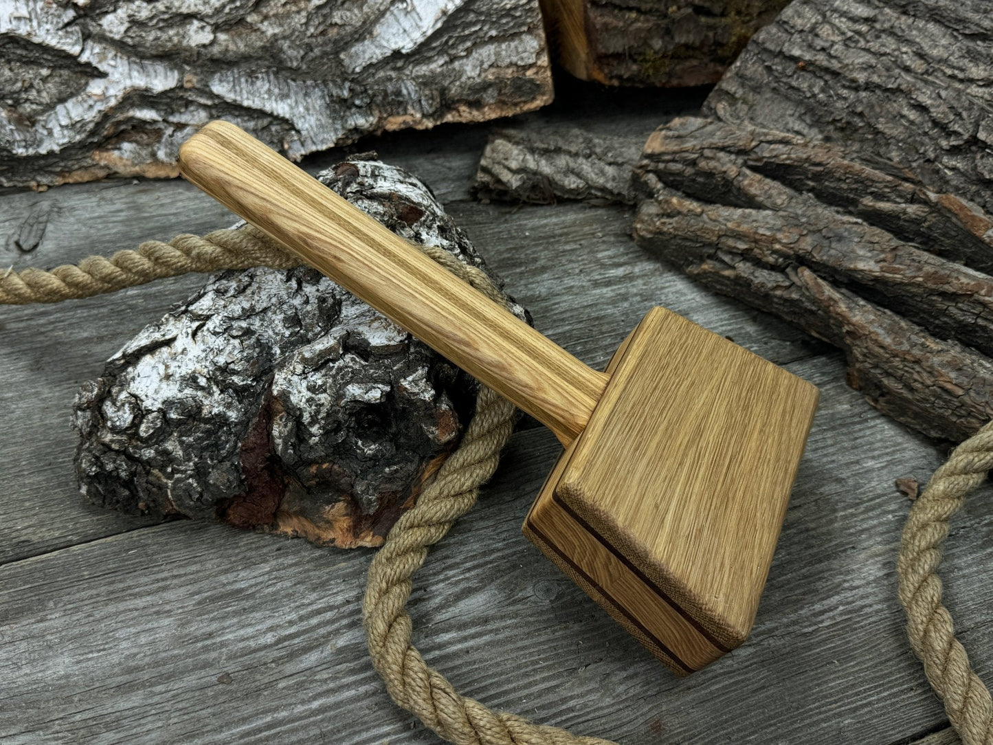 Quiet 23 oz Wooden Mallet (Mallet Tool)