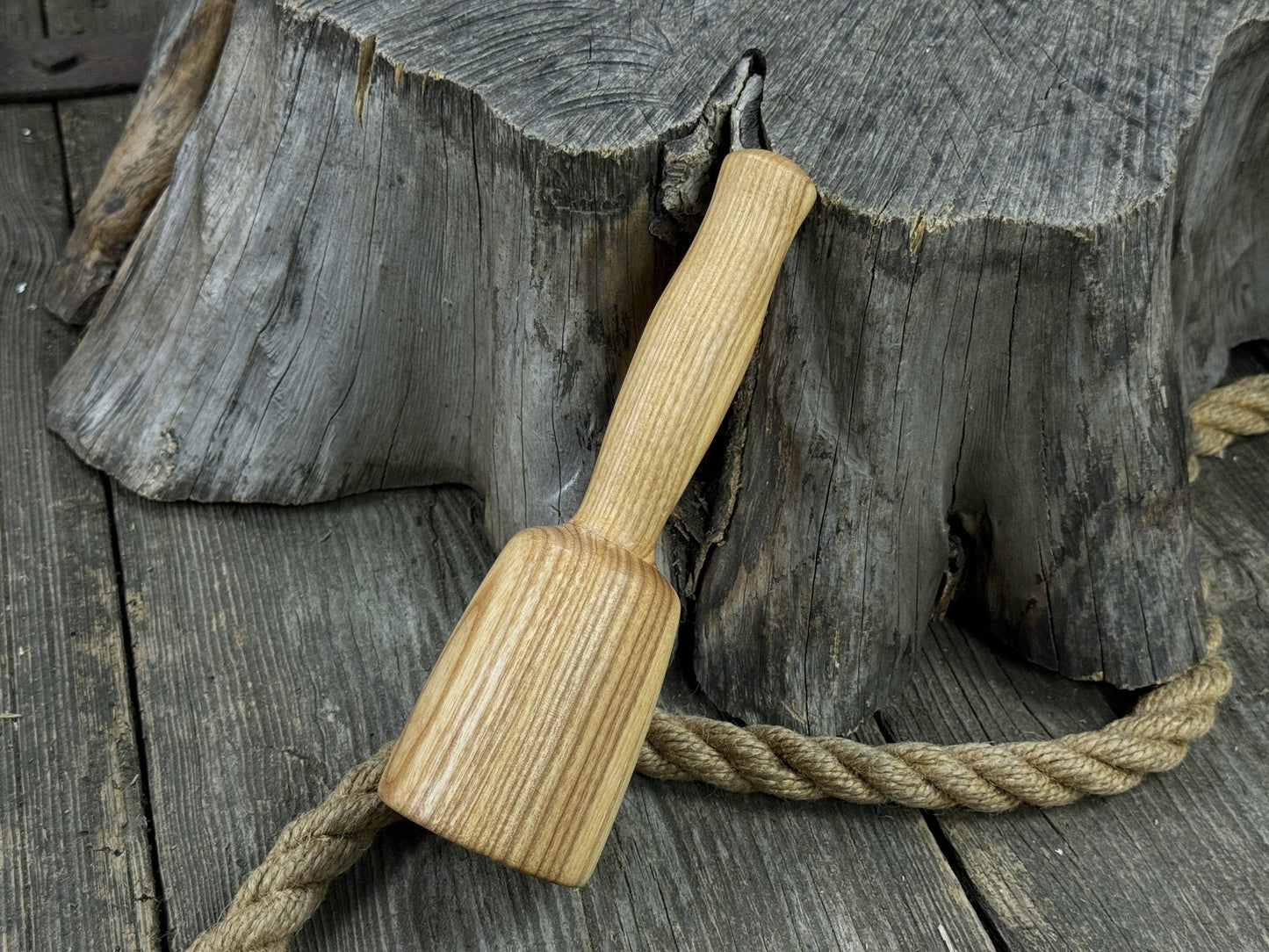 Quiet 7 oz. Wooden Mallet (Mallet Tool)