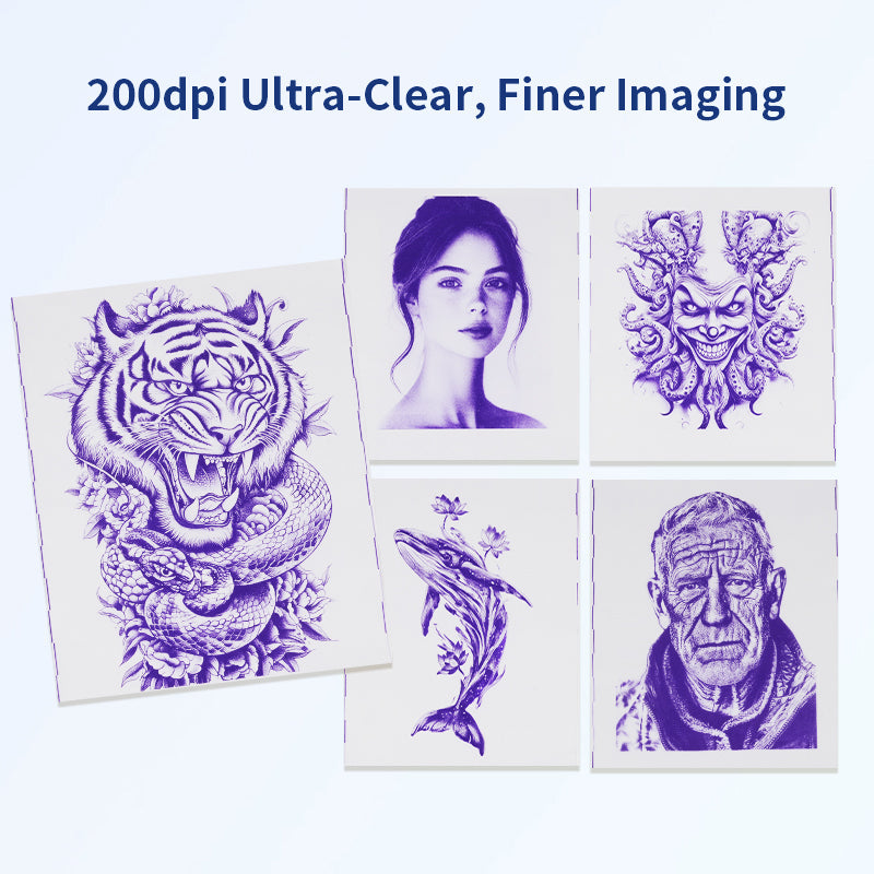 INKSOUL® T08FD tattoo transfer printer touch screen