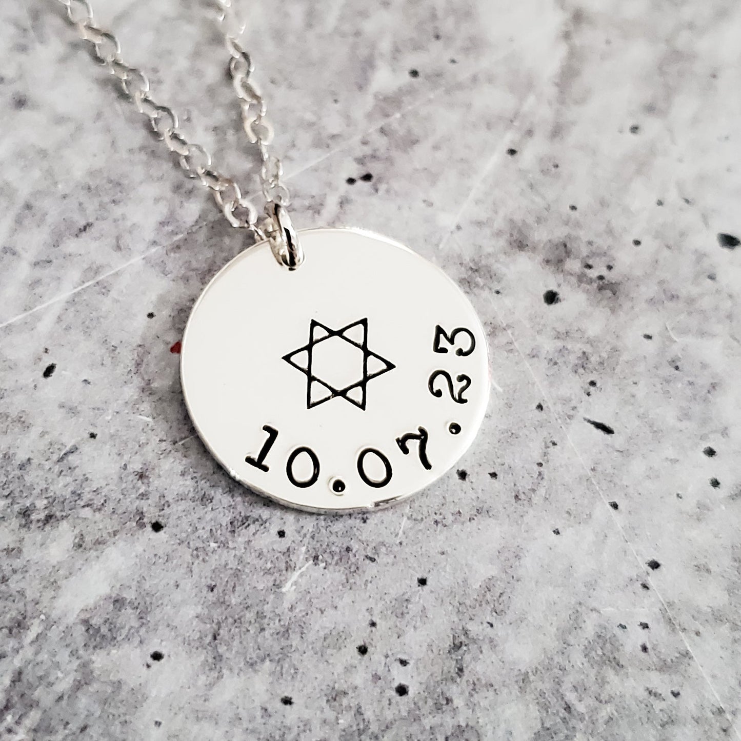 Jewish Pride Star of David Personalized Necklace
