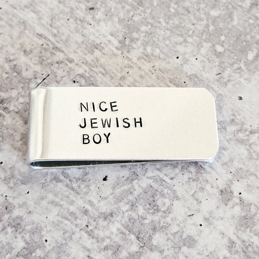 Nice Jewish Boy Money Clip