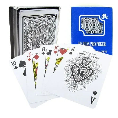Marion Pro 100% Plastic Regular Poker Size Cards