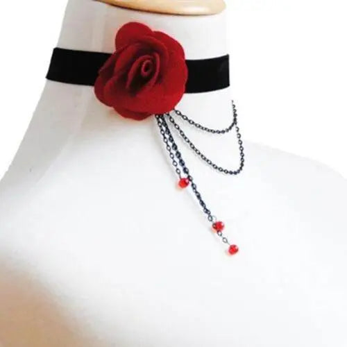 Black Clavicular Chain Sexy Jewelry Accessories Fashion Lace Necklace Women