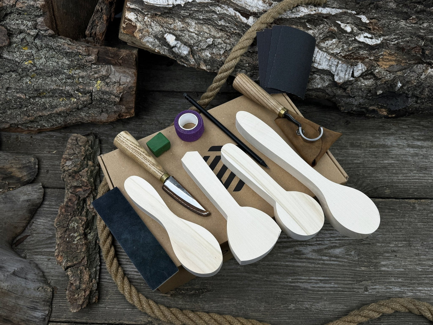 Spoon Carving Kit – Beginner-Friendly Wood Carving Tools & Spoon Blanks