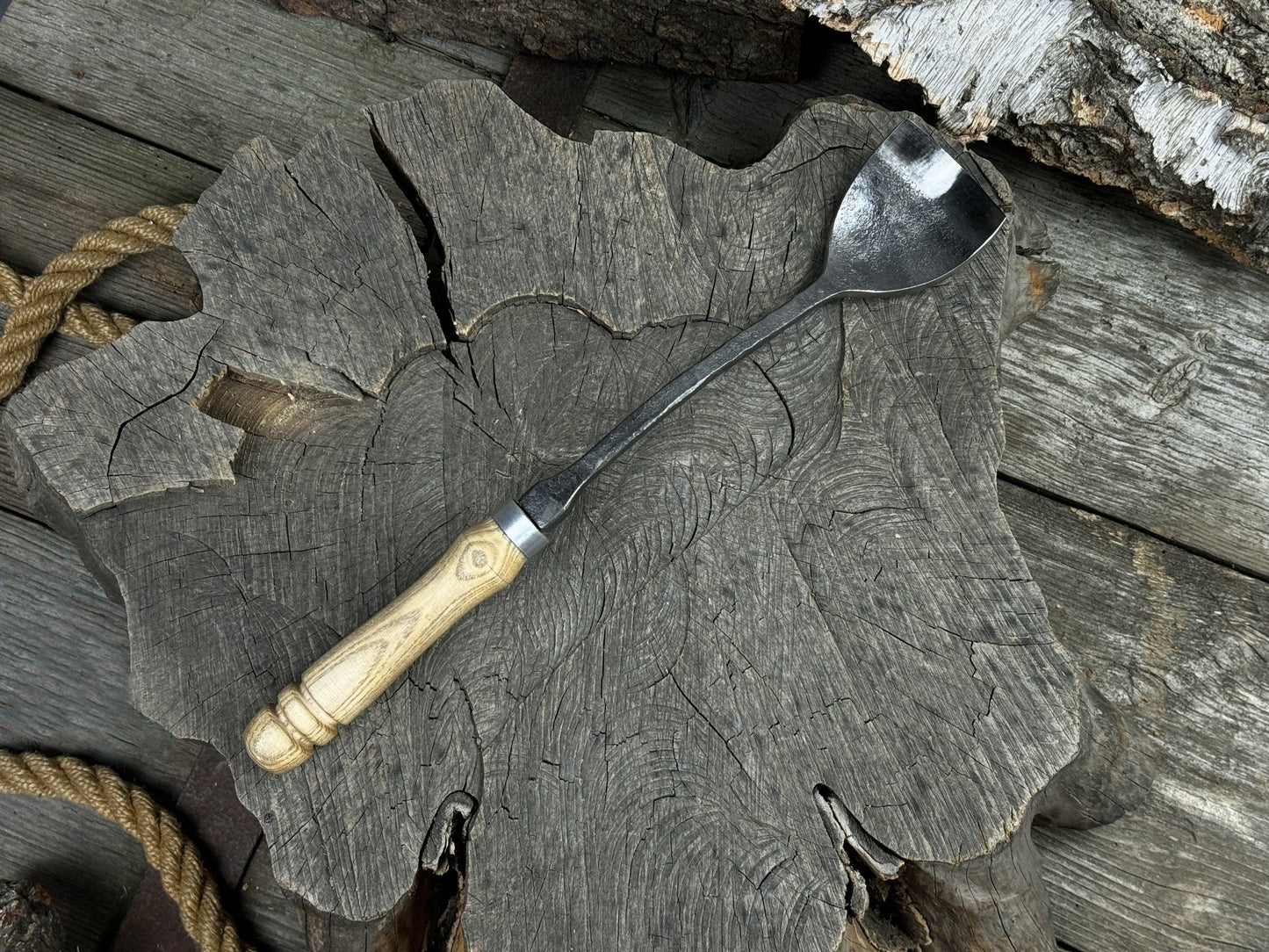 Spoon (Short) Bent Gouge, 50 - 70 mm (2 - 2.8 inches)