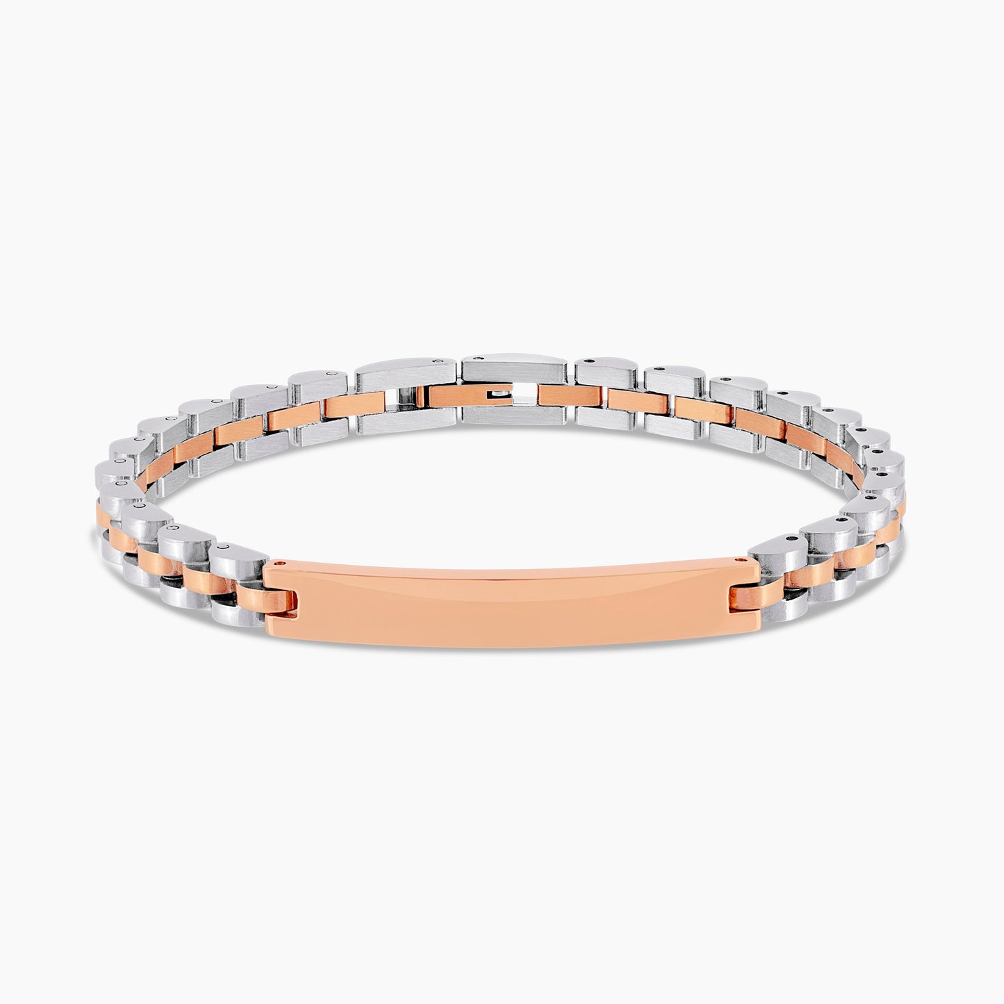 Men's Jubilee Bracelet with Engraved Bar