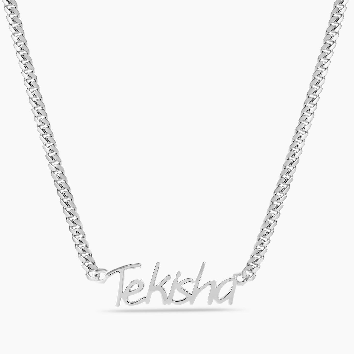 THICK 5mm Calligraphy Name Necklace
