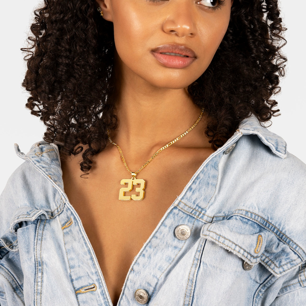 High Polish Double Plated Varsity Necklace