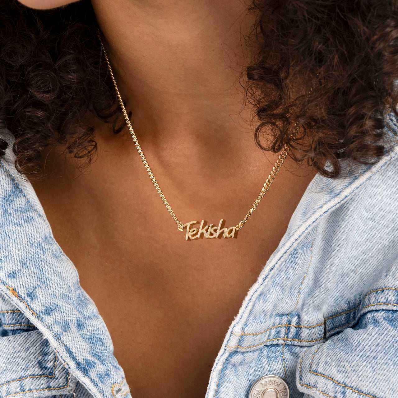THICK 5mm Calligraphy Name Necklace