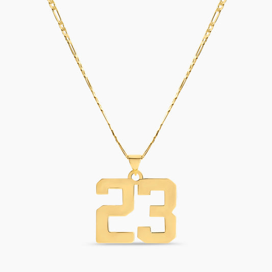 Kid's High Polish Double Plated Varsity Necklace