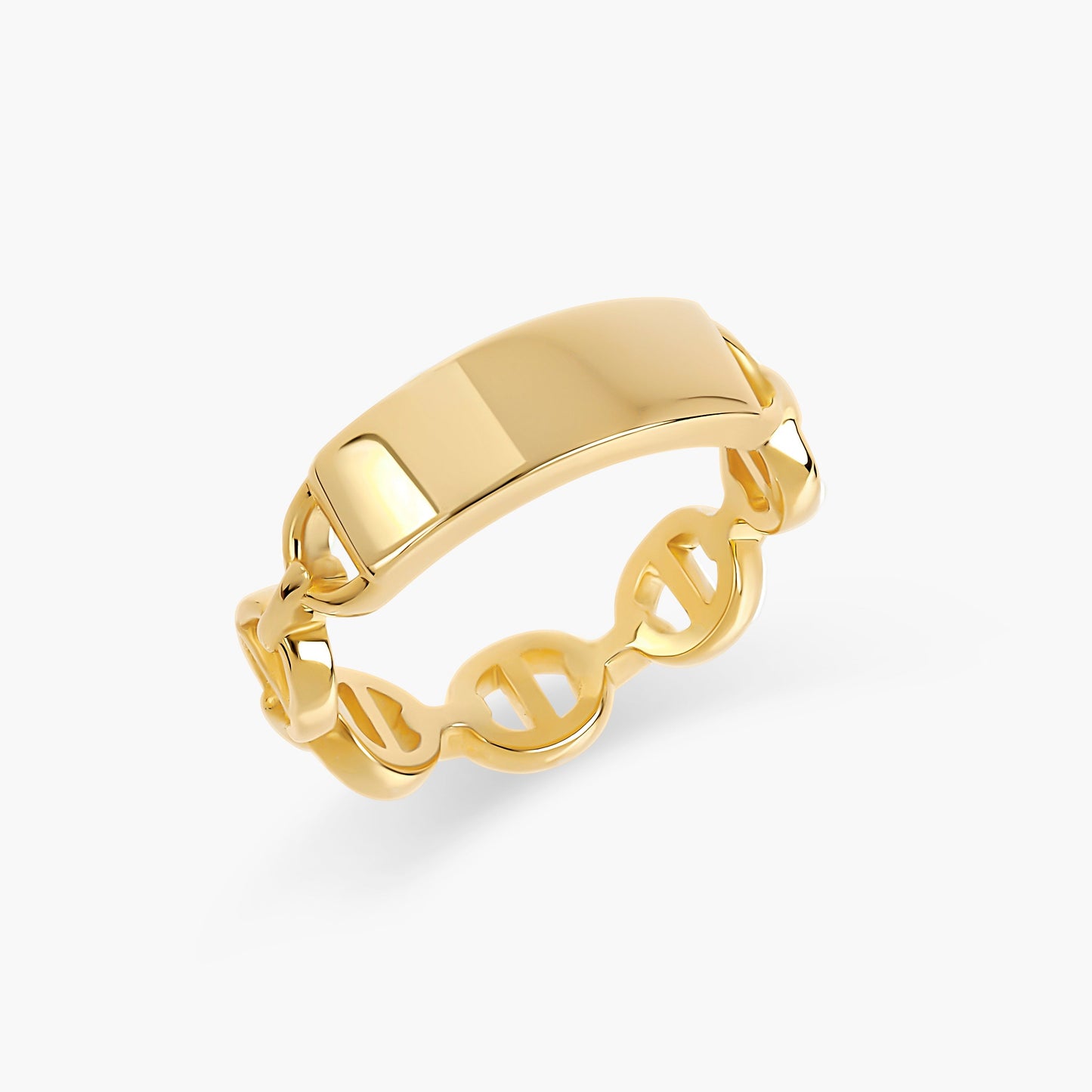 Engraved Bottle Cap ID Ring