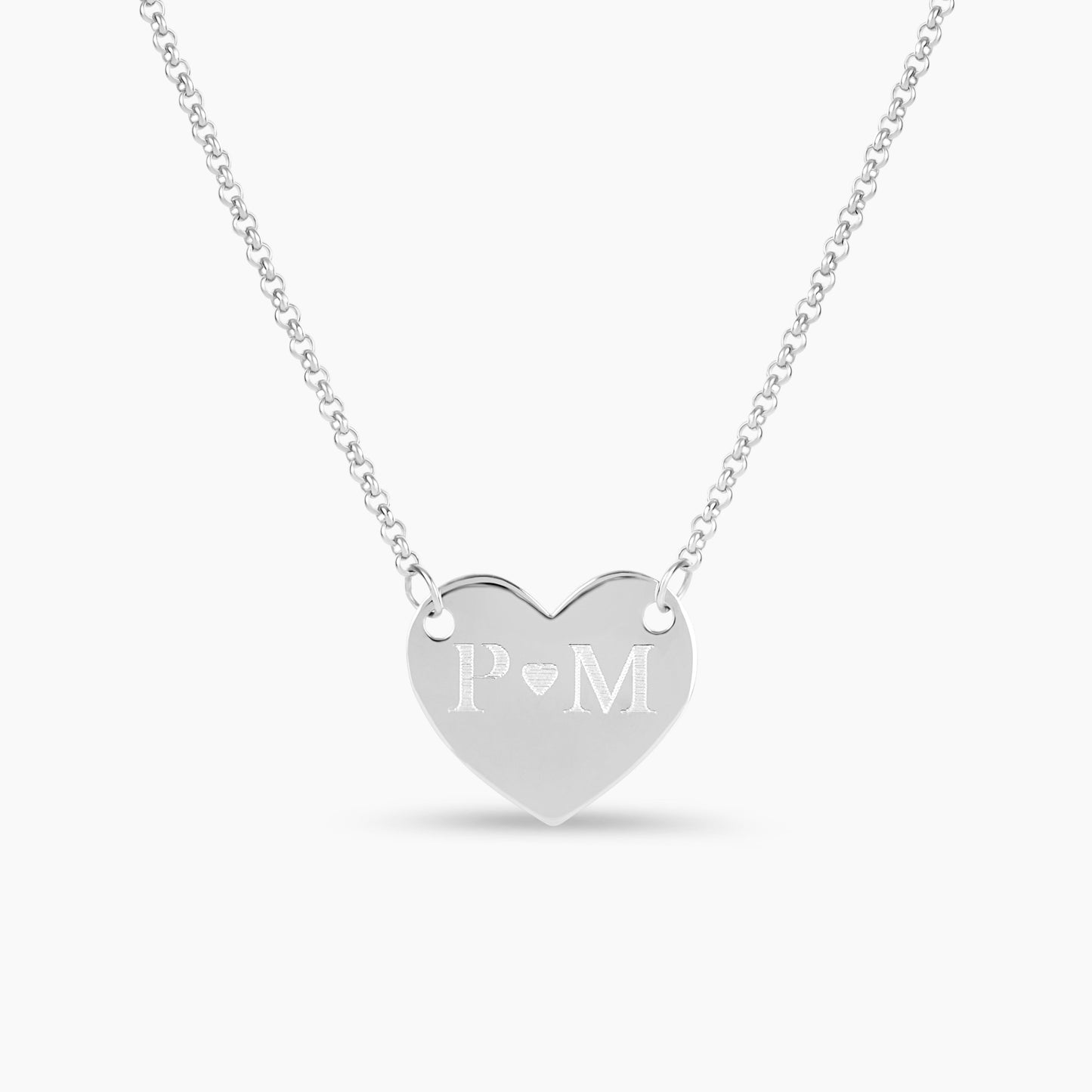 Engraved Heart Pendant