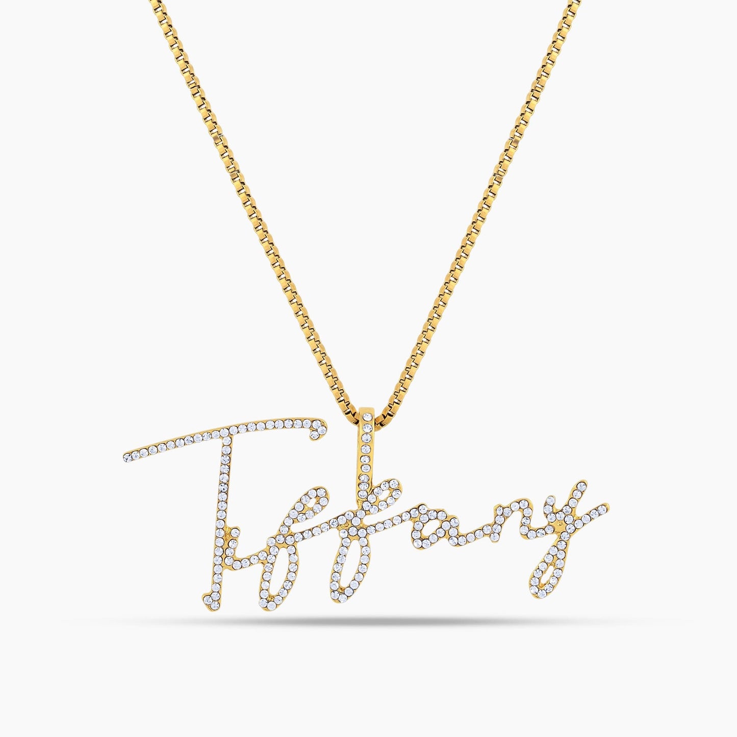 Radiance Script Name Necklace