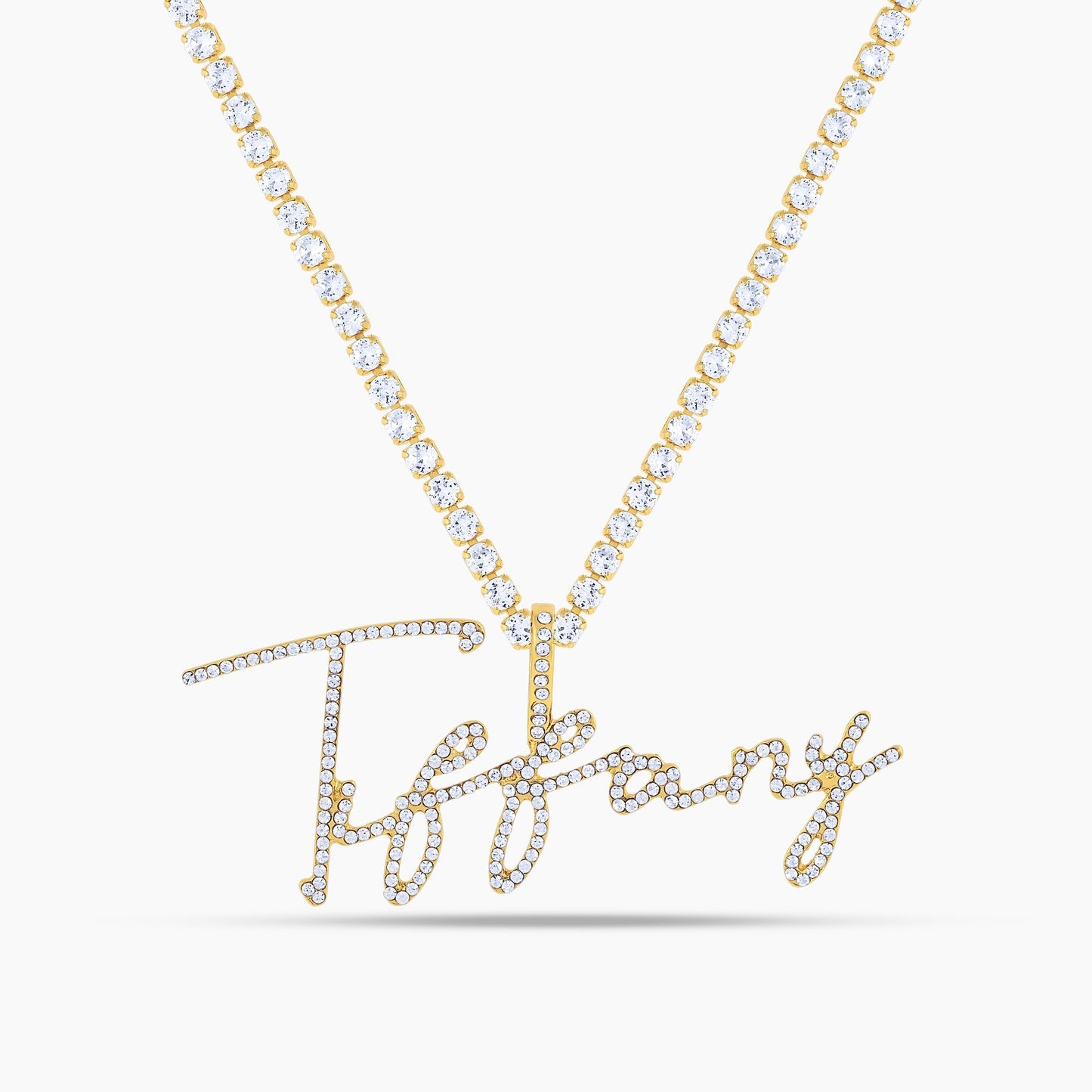 Radiance Script Name Necklace