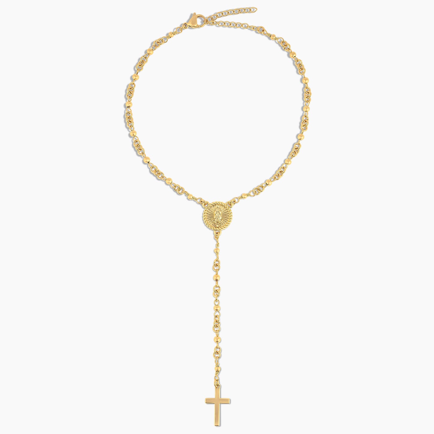 Mini Lady of Guadalupe Rosary Anklet