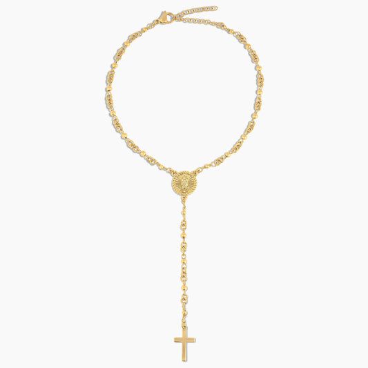 Mini Lady of Guadalupe Rosary Anklet