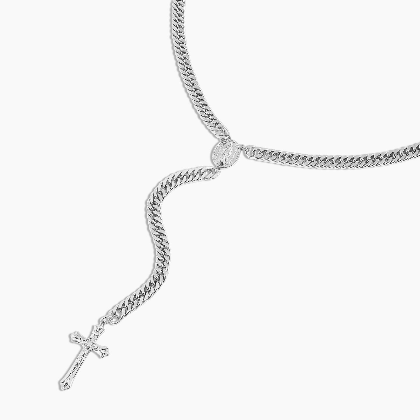 Mid-Sized Rosary Cuban Chain