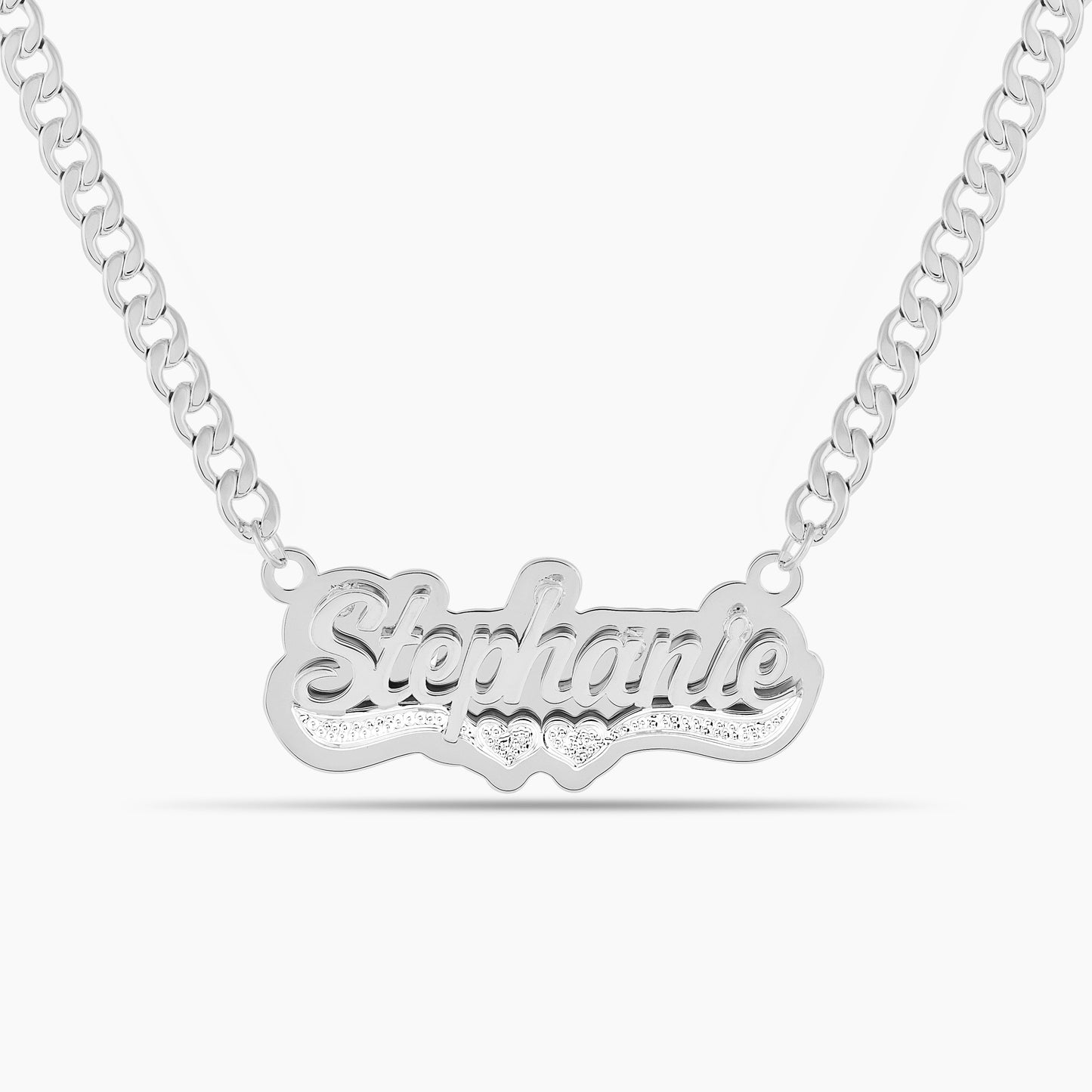 Double Plated LoveTail Name Necklace