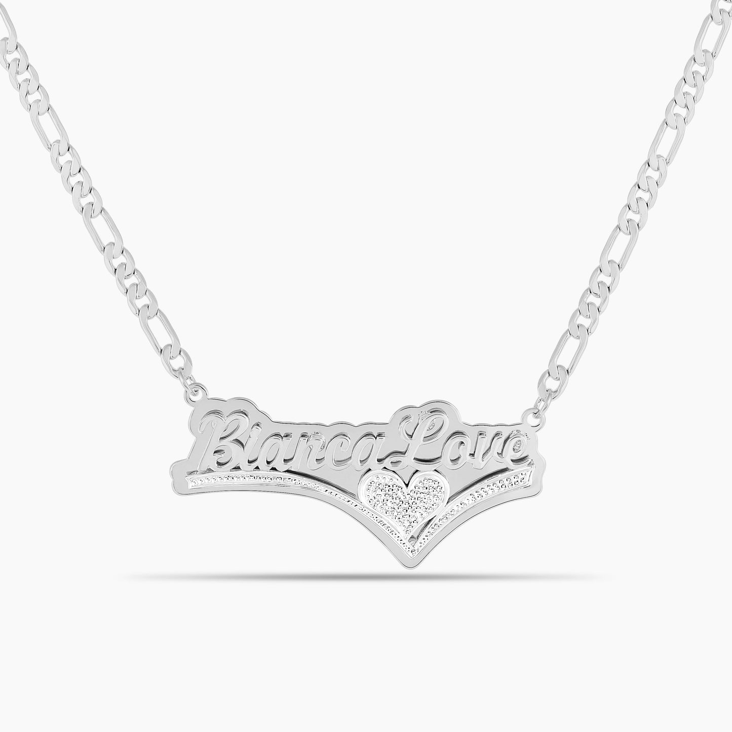 Double Plated Lover’s Drop Name Necklace