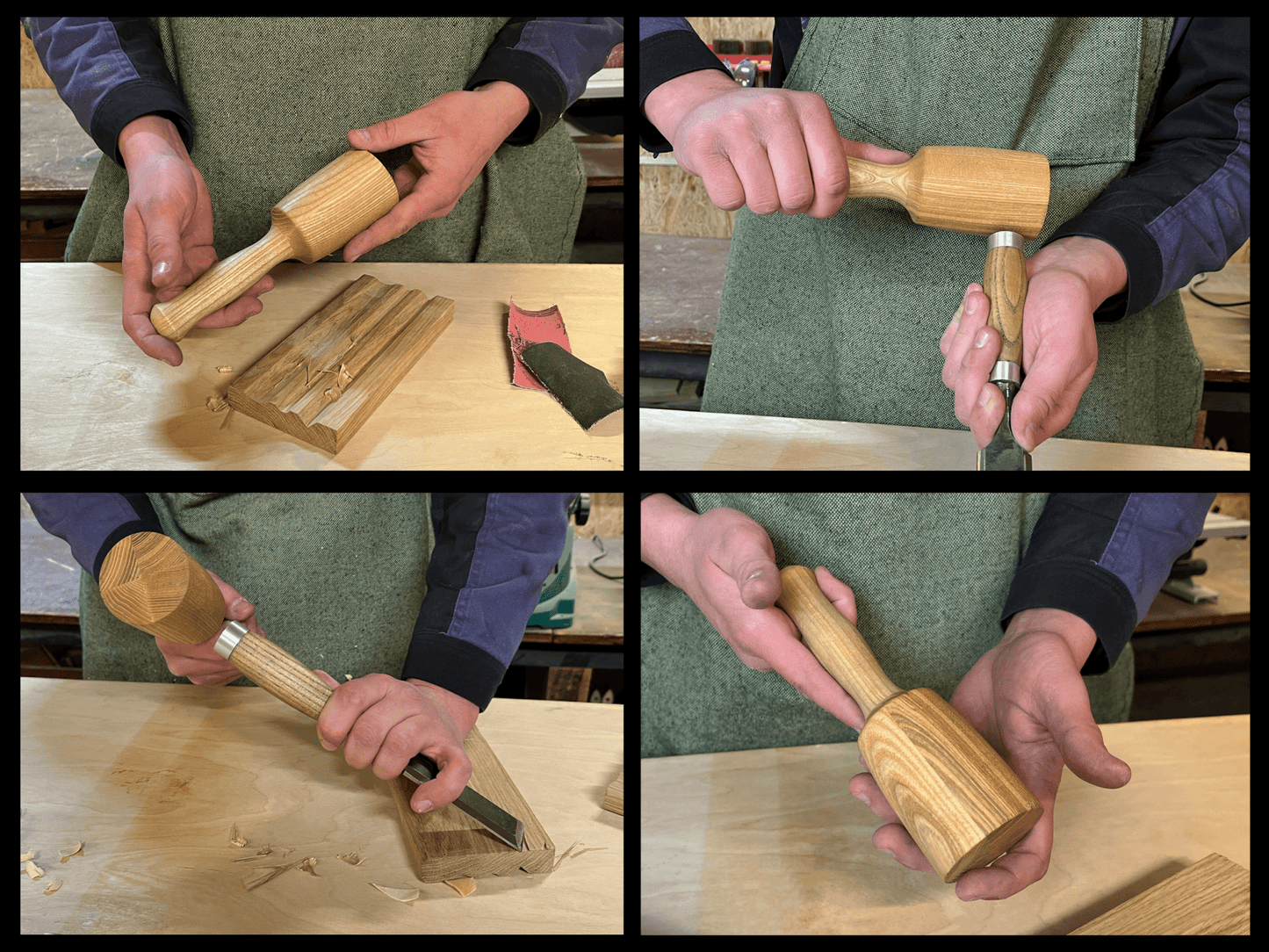 Quiet 7 oz. Wooden Mallet (Mallet Tool)